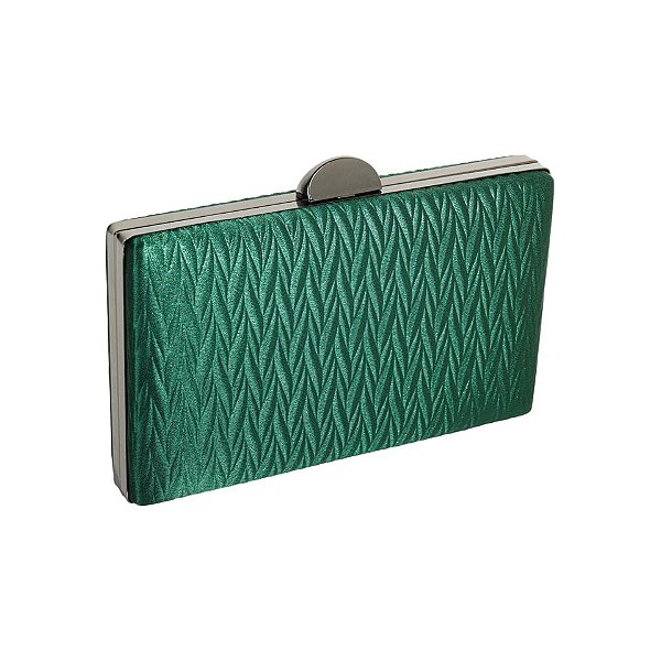 Clutch retangular verde M-923