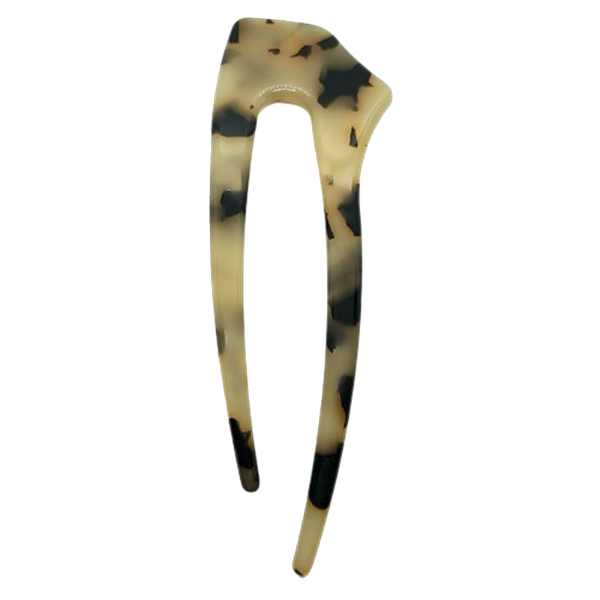 Pente coque acetato tartaruga claro