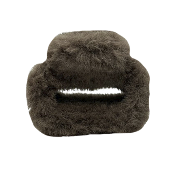 Piranha de cabelo acrílico pelo marrom