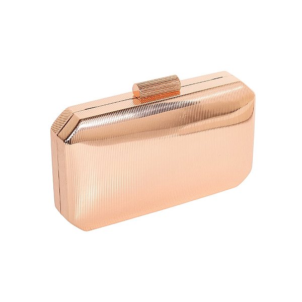 Clutch rosê metálica F-40