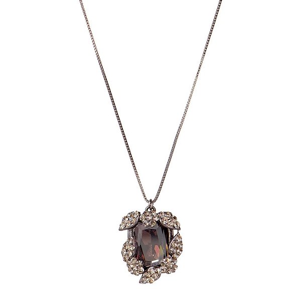 Colar Leticia Sarabia cristal black diamond 9104