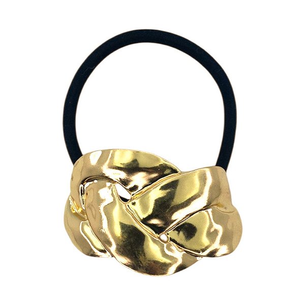 Rabicó metal trançado dourado