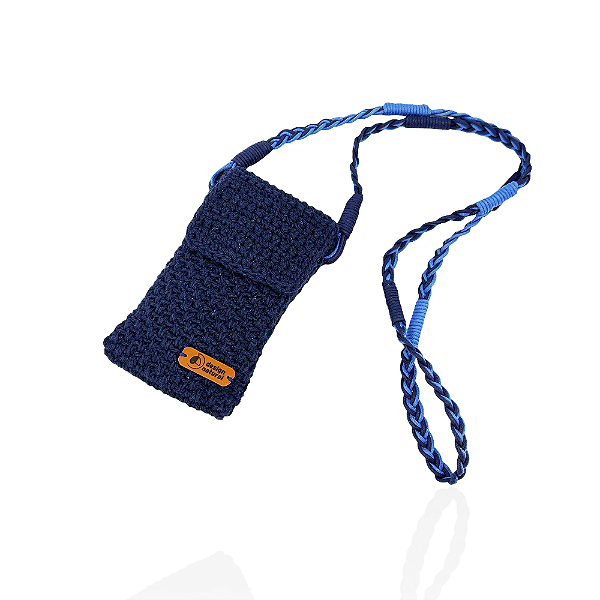 Bolsa Design Natural algodão azul