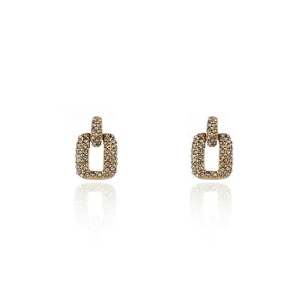 Brinco Claudia Arbex ouro vintage