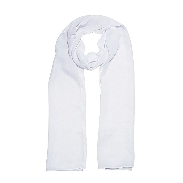 Lenço echarpe branco LEN-032