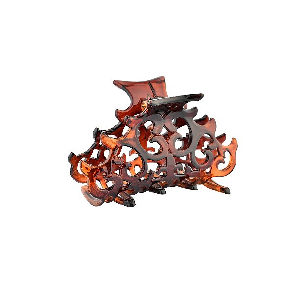 Piranha de cabelo francesa Finestra marrom tartaruga N450