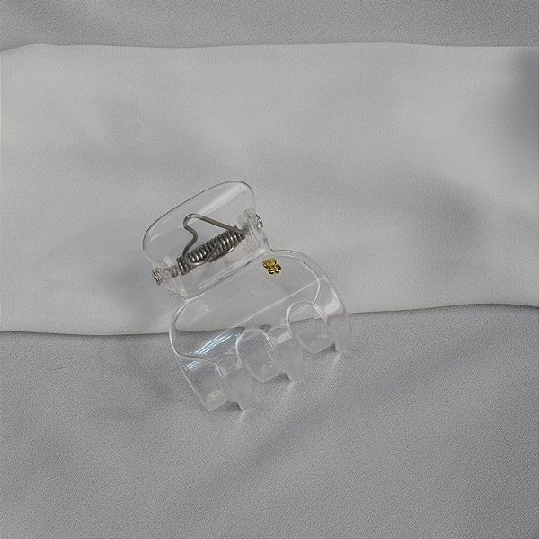 Piranha de cabelo Bianca acrílico transparente 05 002