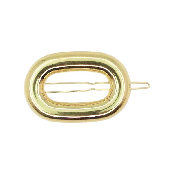 Presilha oval Rellie vazada metal dourado