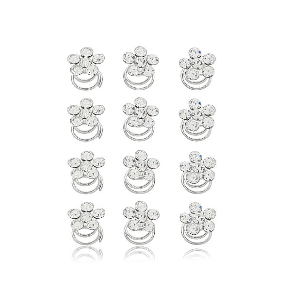 Kit terere florzinha m strass 12 peças BP-53