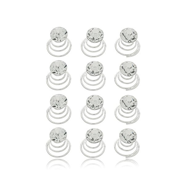 Kit terere ponto de luz m strass 12 peças BP-643