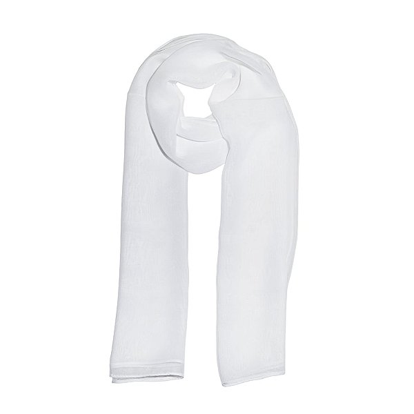 Lenço echarpe branco LEN-056