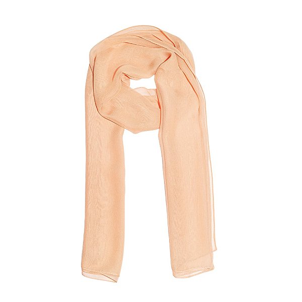 Lenço echarpe salmão LEN-056