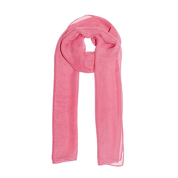 Lenço echarpe rosa LEN-056