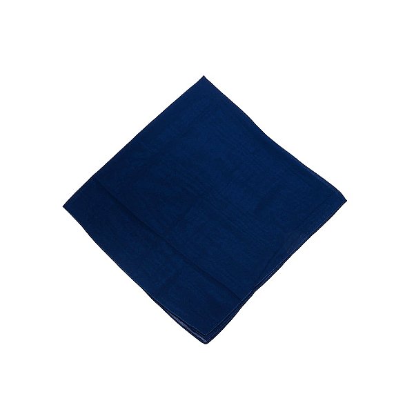 Lenço quadrado liso azul marinho LEN-HS-002