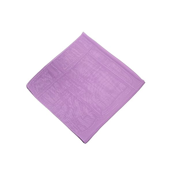 Lenço quadrado liso roxo LEN-HS-002