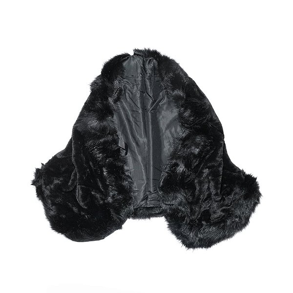 Pelerine pelo sintético preto XP-02