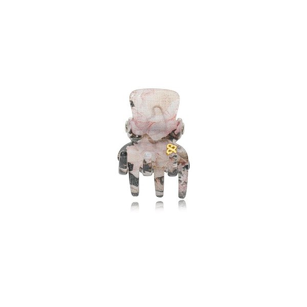 Piranha de cabelo Bianca acrílico floral 05 035