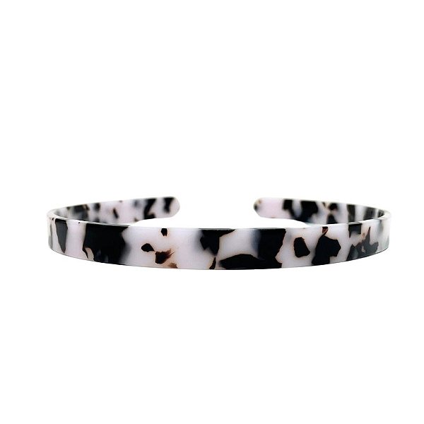 Tiara acetato tartaruga cinza