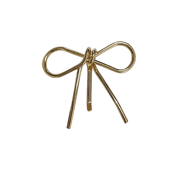 Presilha Rellie laço dourado