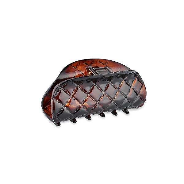 Piranha de cabelo francesa Finestra tartaruga matelassê N749