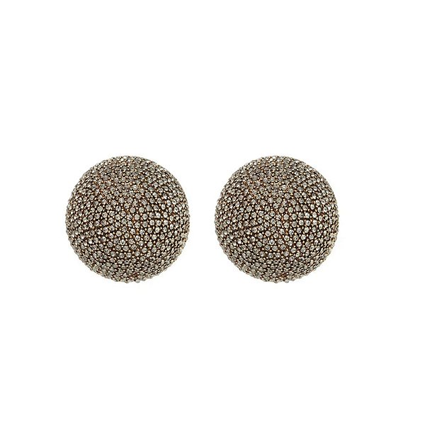 Brinco Hector Albertazzi black diamond ouro vintage
