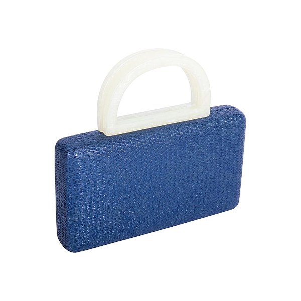 Clutch retangular azul J9871