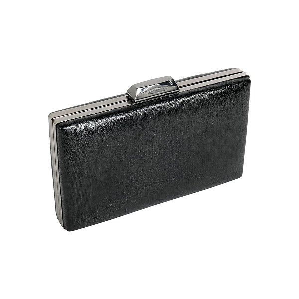 Clutch retangular preto M-935