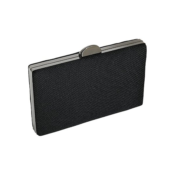 Clutch retangular preto E-3