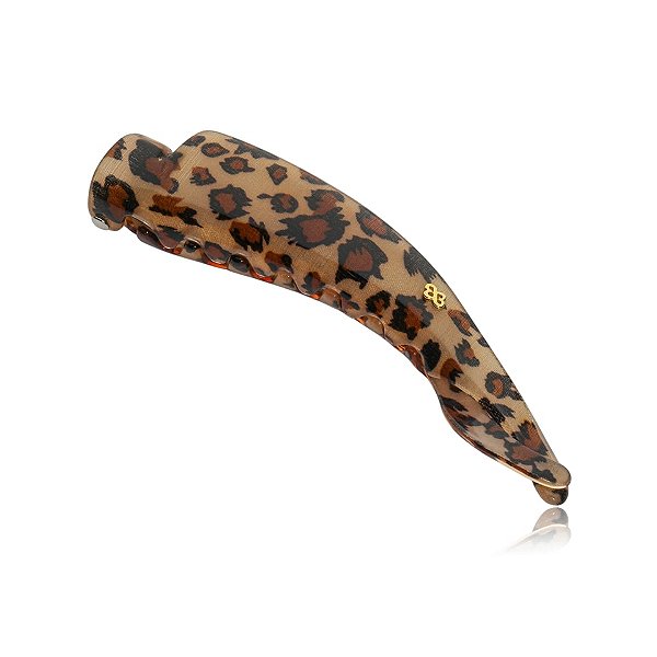Presilha banana Bianca g acrílico animal print 60 012