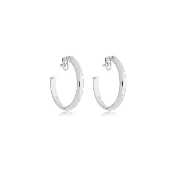 Brinco pressão argola m ródio semijoia 6184005