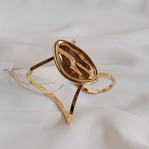 Bracelete SD Sheila Morais orgânico ouro vintage