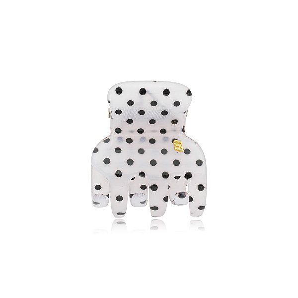 Piranha de cabelo Bianca Poá Preto 05 002