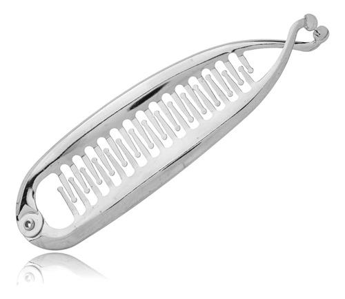 Presilha Banana Metal Prata