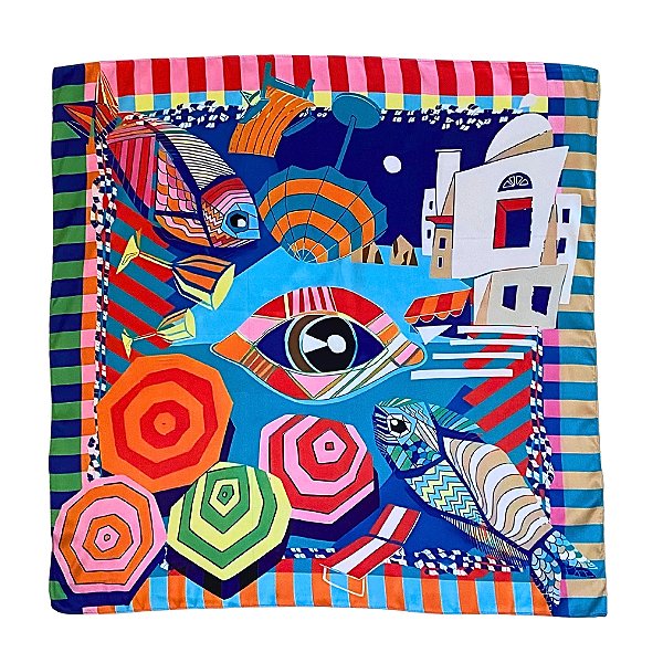 Lenço quadrado marbella