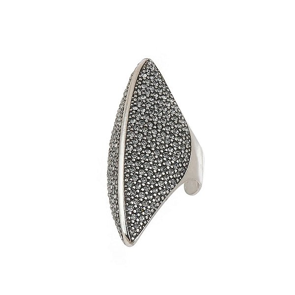 Anel Hector Albertazzi vela black diamond prata boho