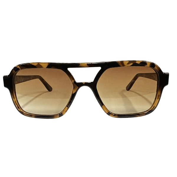 Óculos de sol AC Brazil Solar Tartaruga Escuro Lente Marrom Degradê