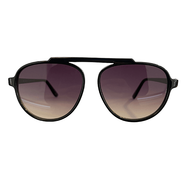 Óculos de sol AC Brazil Aviador Médio Sky Preto Lente Degradê