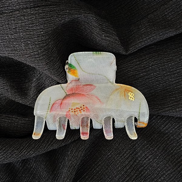 Piranha de cabelo Bianca acrílico floral 05 003 C