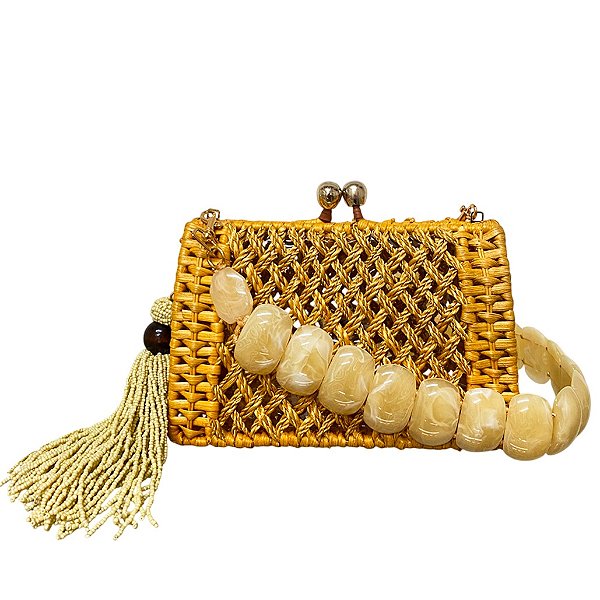 Clutch Serpui Marie Candy Tracy Light Honey