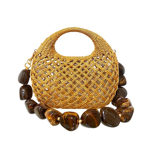 Clutch Serpui Marie Michelle Tracy Light Honey