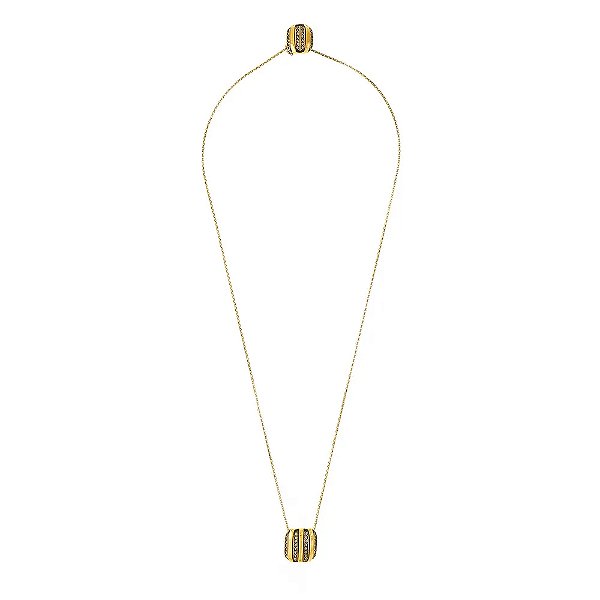 Colar escapulário Hector Albertazzi strass art déco ouro vintage
