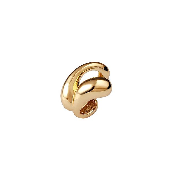 Piercing de encaixe Bah Porto gotas blend ouro semijoia