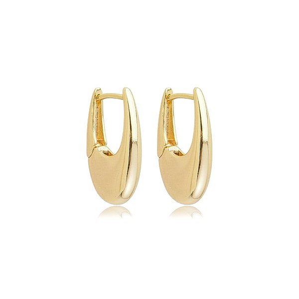 Brinco argolinha ouro semijoia 24k11018