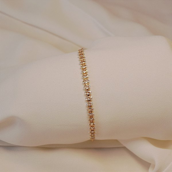 Pulseira gravatinha riviera ouro semijoia 5364205