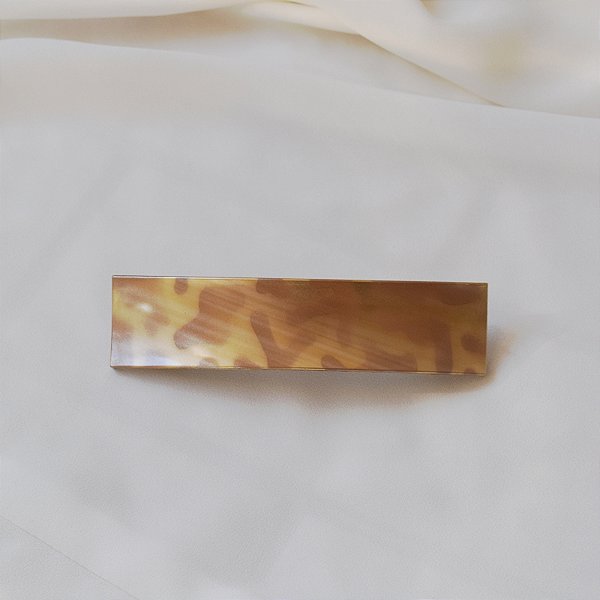 Presilha retangular francesa Finestra dourado marmorizado F2821ND