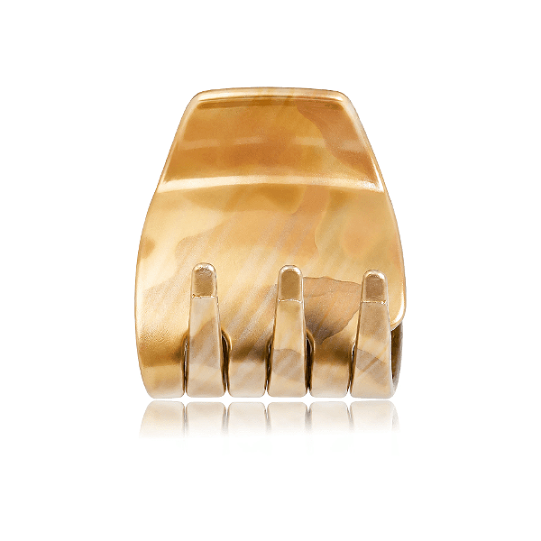 Piranha de cabelo francesa Finestra dourado mesclado N737ND