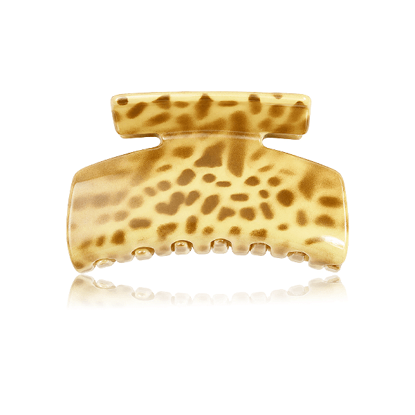 Piranha de cabelo francesa Finestra animal print dourado F22932CO