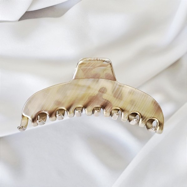 Piranha de cabelo francesa Finestra dourado mesclado g N428ND
