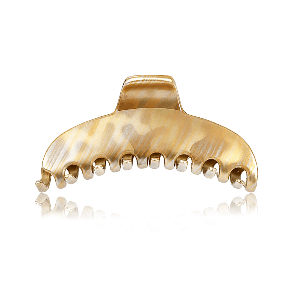 Piranha de cabelo francesa Finestra dourado mesclado g N428ND