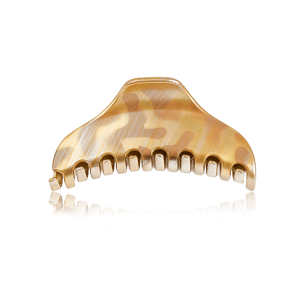 Piranha de cabelo francesa Finestra dourado mesclado p N759ND